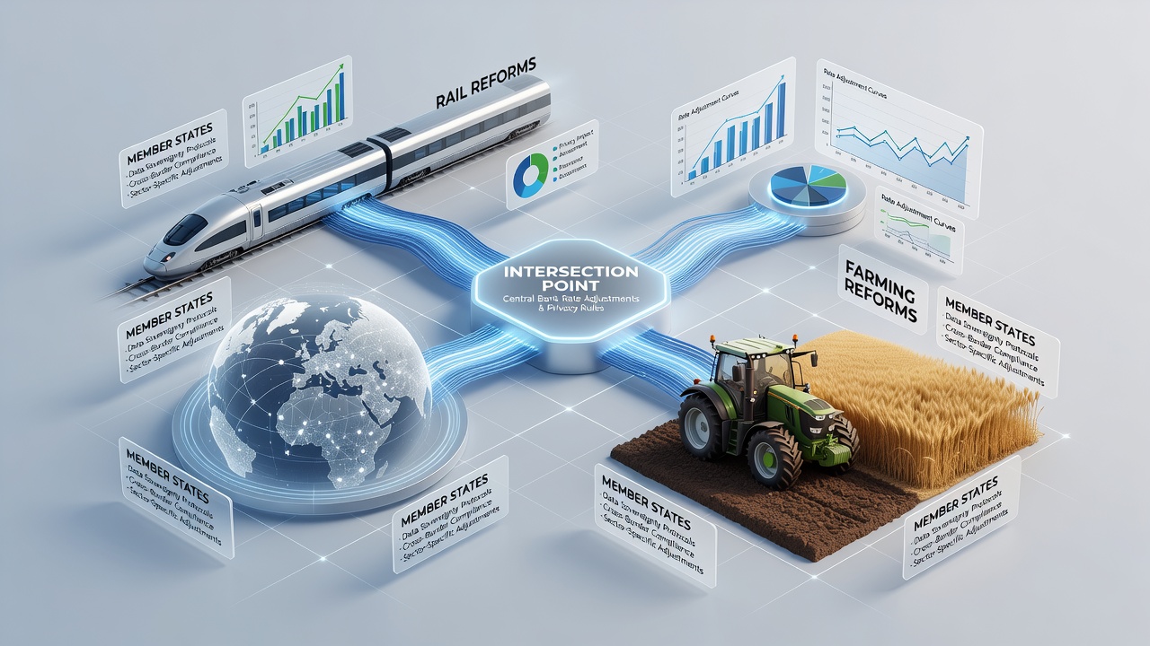 Central Bank Rate Adjustments Intersecting with Privacy Rules in Rail and Farming Reforms Across Member States